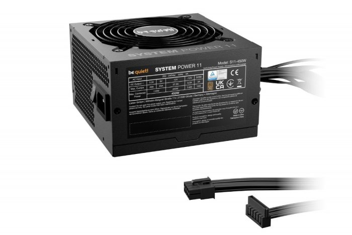 be quiet! System Power 11 450W | 450 Watt Bronze ATX PSU | Niet Modulair | Power Supply | Voeding - Afbeelding 2