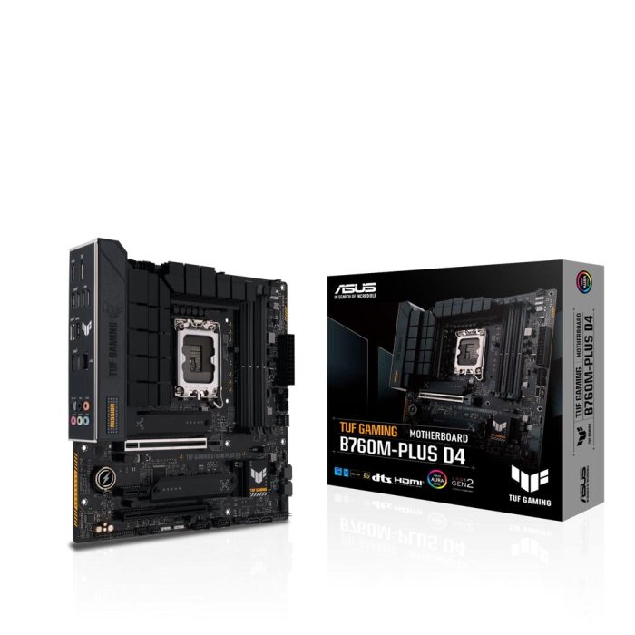 ASUS TUF GAMING B760M-PLUS D4 | Socket LGA 1700 | Intel B760 | 4xDDR4 | Micro-ATX | Moederbord | Open Box - Afbeelding 2