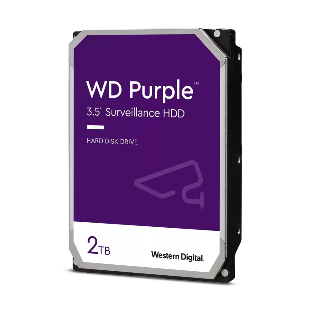 59fe3d80a41794848ed87386dcf49808d77086a6b29a7a2e39493982bc62ee7d.jpg Western Digital Purple Surveillance HDD 3.5" | 2TB SATA III | 5400RPM - Afbeelding 1