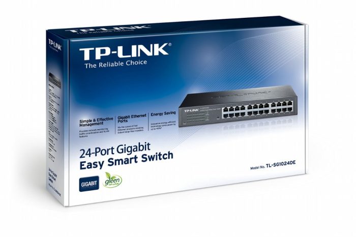 TP-Link TL-SG1024DE | 24-Poorts Gigabit Easy Smart Switch | Managed - Afbeelding 2