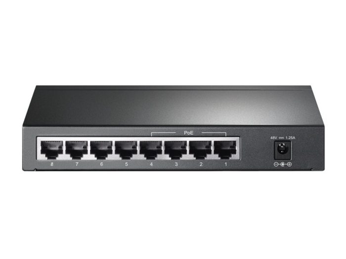 TP-Link TL-SG1008P | 8-Poorts Gigabit Desktop Switch | 4x PoE+ | Unmanaged - Afbeelding 4