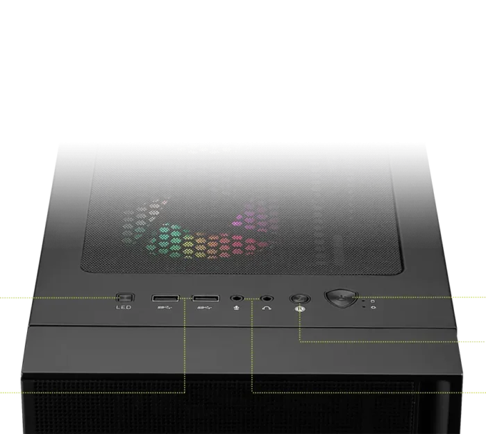 Zonbird Game Pc Vanguard- AMD Ryzen 7 5700X - Nvidia RTX 5070 - 32 GB geheugen - 1 TB SSD - Windows 11 Pro - Afbeelding 2