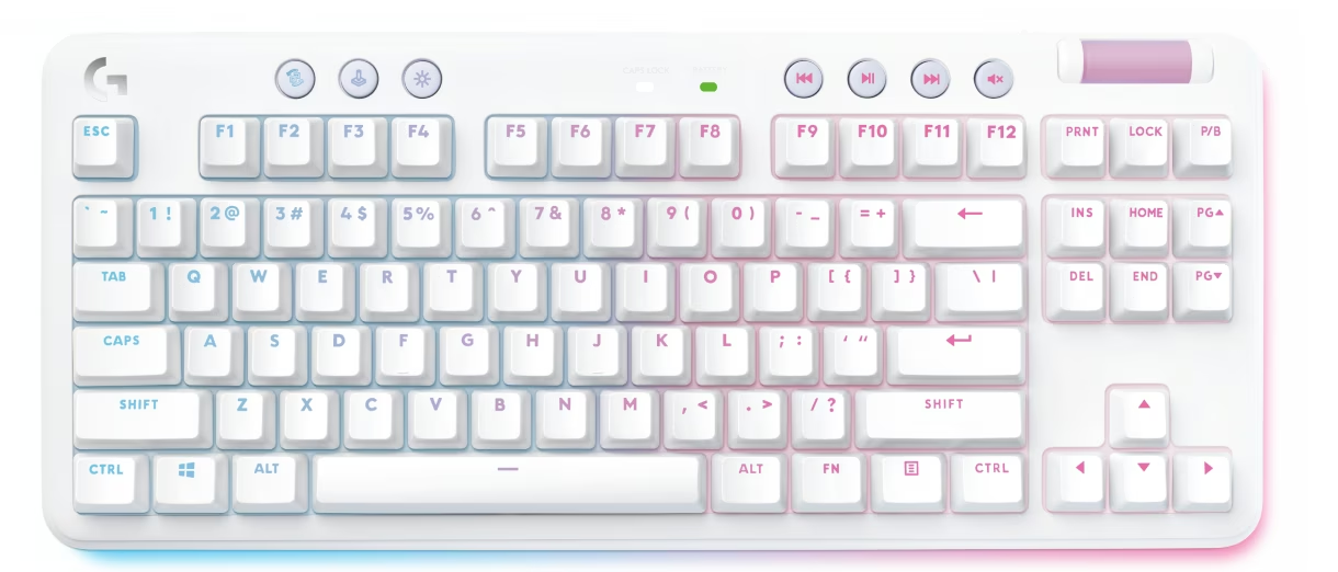 toetsenbord close up Logitech G715, Tactile, Qwerty US toetsenbord - 2e kans (licht gebruikt) - Afbeelding 1
