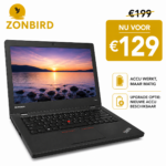 Lenovo ThinkPad T440s 14 inch laptop met Intel Core i5, 8GB RAM en 128GB SSD.