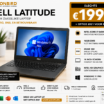 Dell Latitude 14 inch laptop met Intel Core i7-5600U, 16GB RAM, 256GB SSD en Windows 11 Pro.