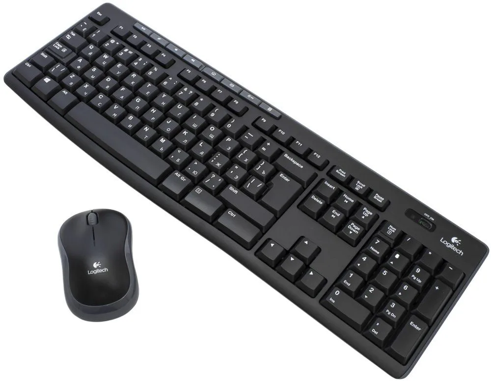 Logitech MK270 Draadloos Toetsenbord en Mui Logitech MK270 draadloos toetsenbord en muis met USB-ontvanger