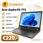 Acer Aspire E5-773 17.3 inch Laptop – Intel Core i5-6200U – 8GB RAM – 128GB SSD